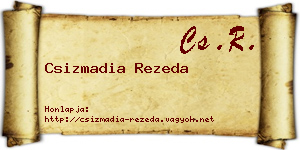 Csizmadia Rezeda névjegykártya